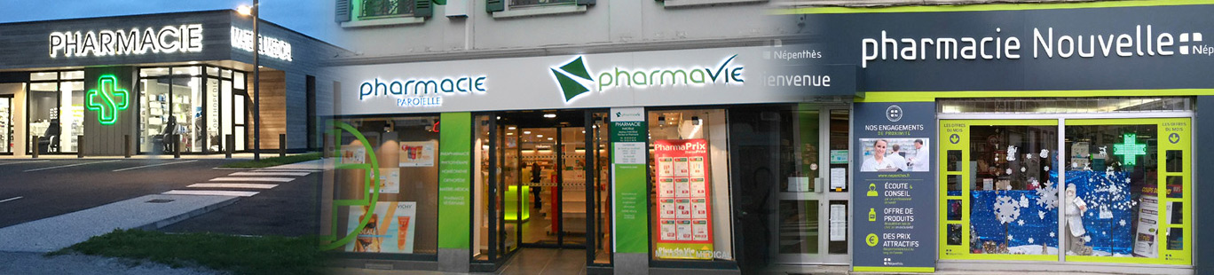Aménagement façade de pharmacie à Amiens