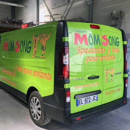 MOMSONG flocage covering véhicule voiture Amiens 