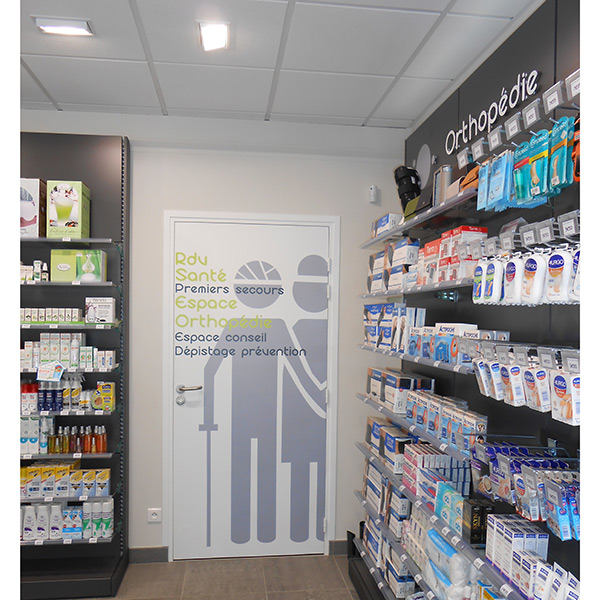 Aménagement intérieur pharmacie à Amiens